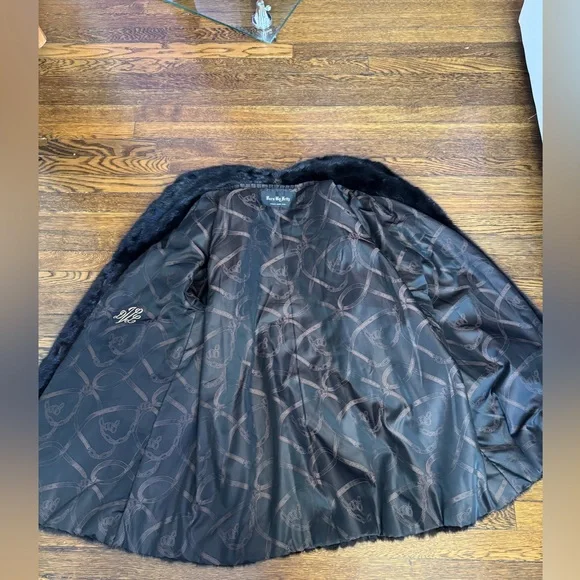 Luxurious Black Mink Fur Coat jacket Furs by Aritz - Picture 17 of 17